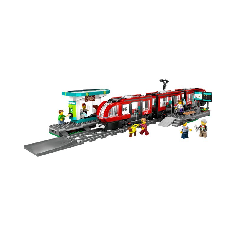 LEGO City 60423 Stadstram en station