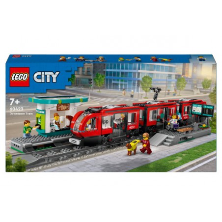 LEGO City 60423 Stadstram en station