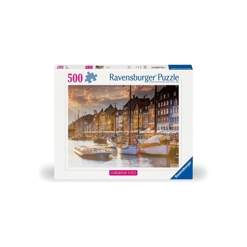 Zonsondergang in Kopenhagen, 500 stukjes Ravensburger