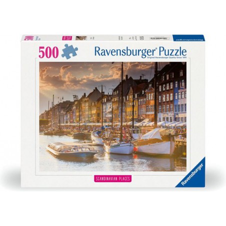 Zonsondergang in Kopenhagen, 500 stukjes Ravensburger