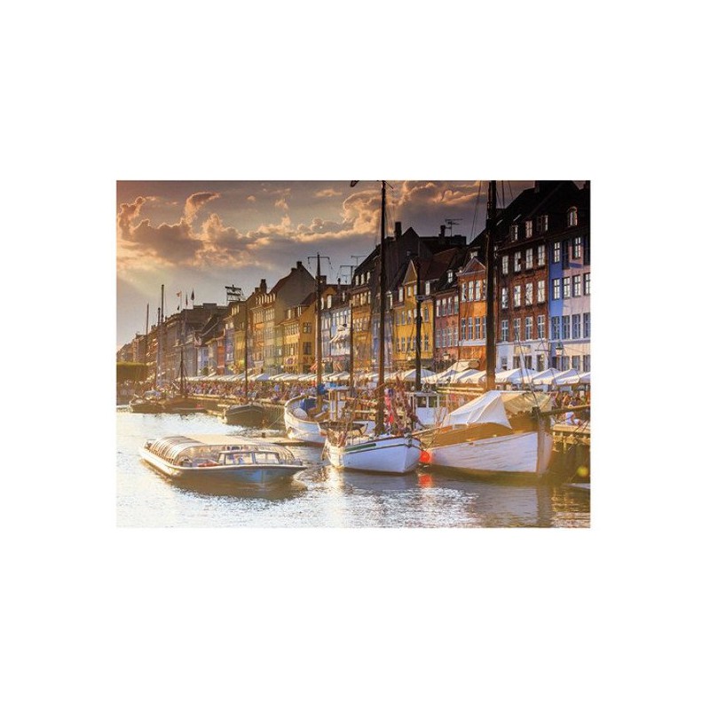 Zonsondergang in Kopenhagen 500 stukjes puzzel  Ravensburger