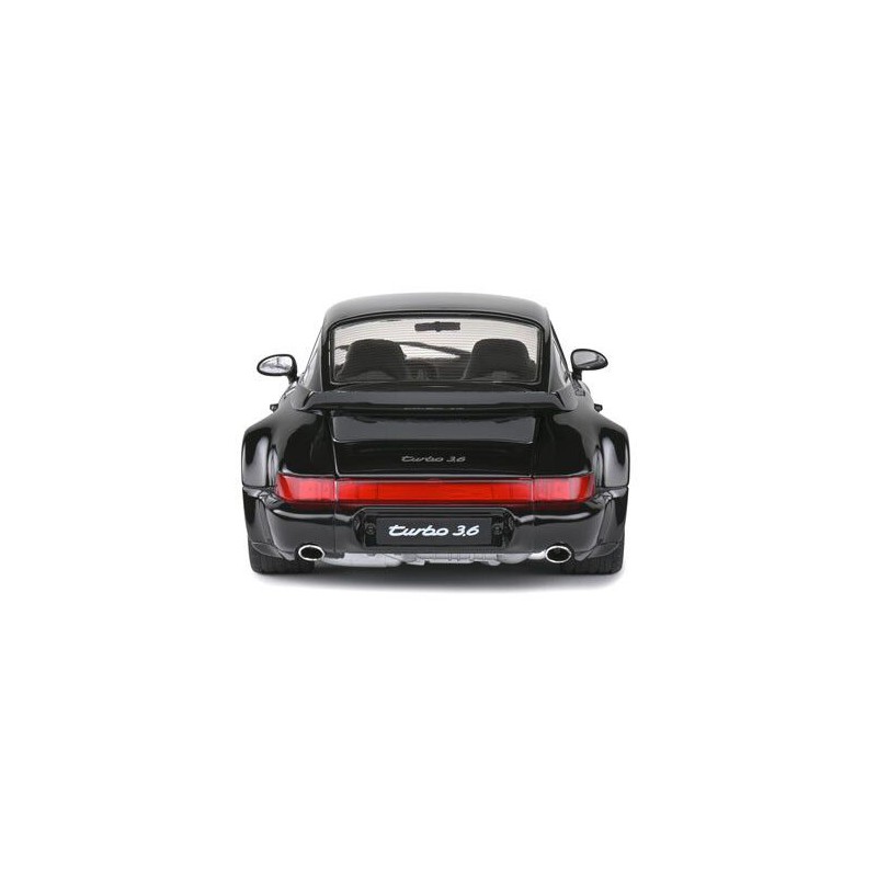 Porsche 911 (964) Turbo (Zwart) - 1:18 - Solido