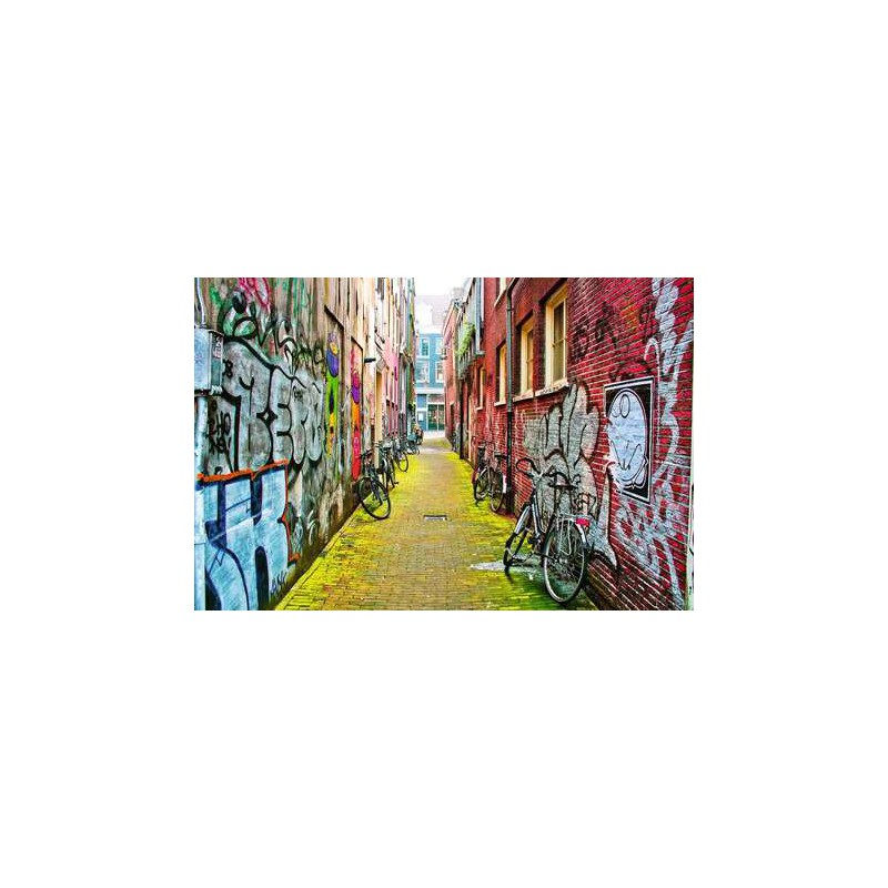 Steet Art in Amsterdam, 3000st Ravensburger. 121x80cm