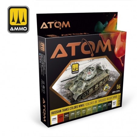 Russian Tank Colors Atom Set, Ammo