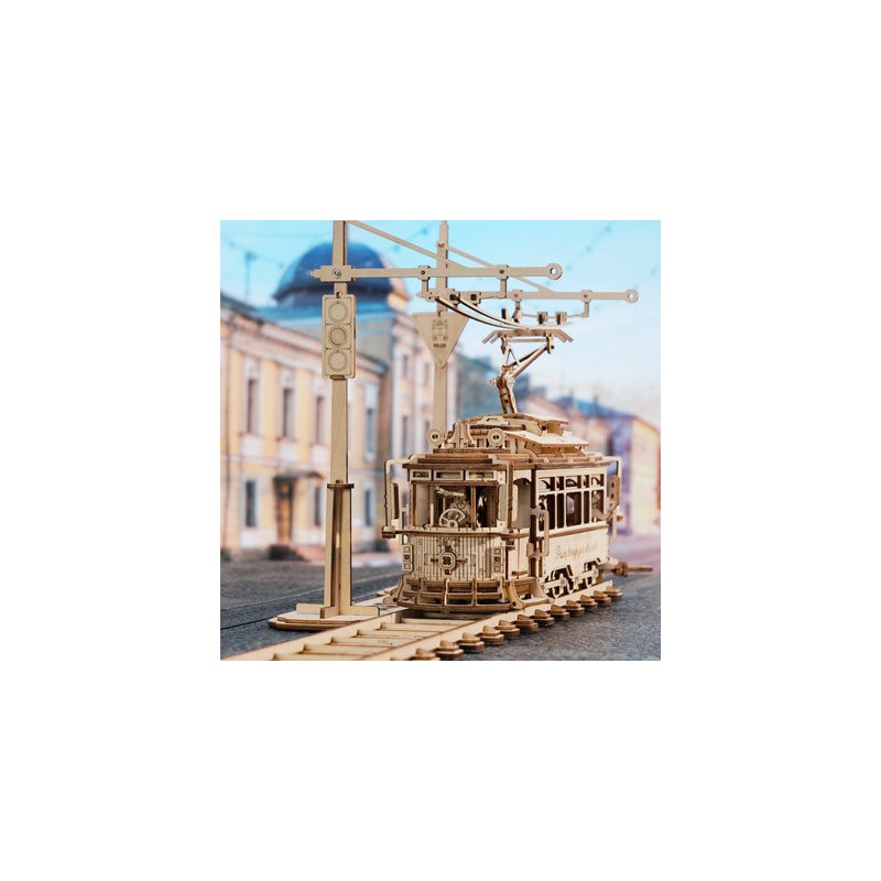 classic-city-tram-diy-mechanisch-houtwerk-rokr