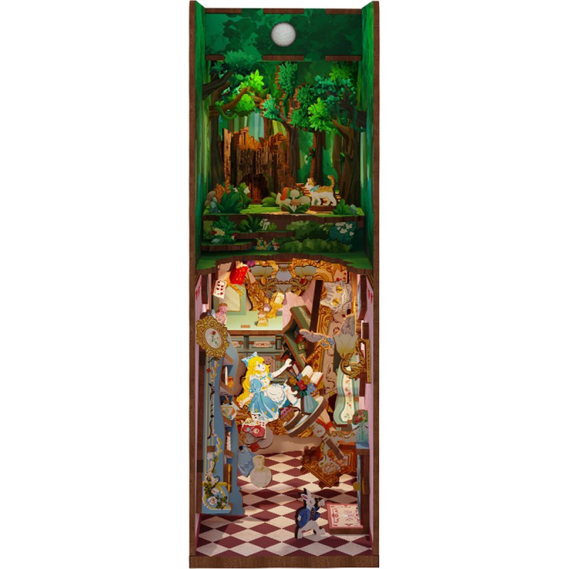 DIY Bookend, Alice in Wonderland Tonecheer