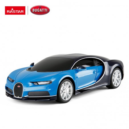 RC Bugatti Chiron 1:24 (Blauw of Rood), Rastar