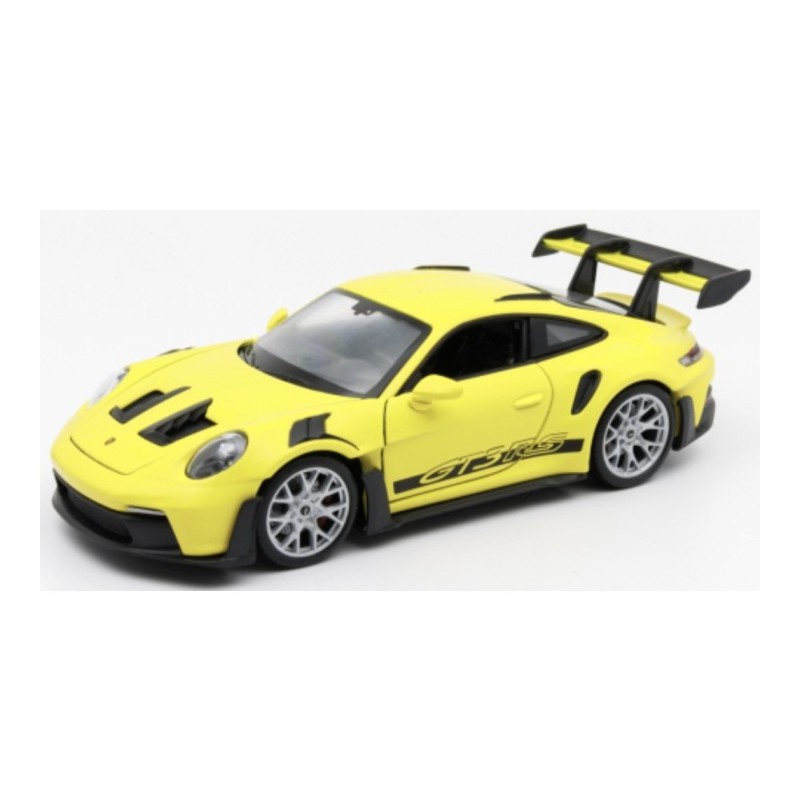 Porsche 911 GT3 RS (geel), 1:24, Welly