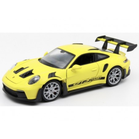 Porsche 911 GT3 RS (geel), 1:24, Welly