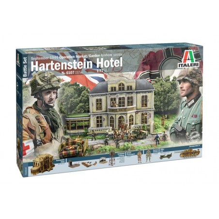 Battle set, Hartenstein Hotel 1944 Market/Garden 1:72, Italeri