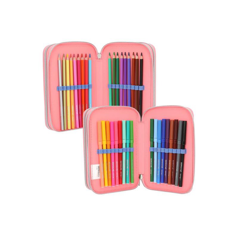 TOPModel 3-vaks etui met wrijfpailletten 12950