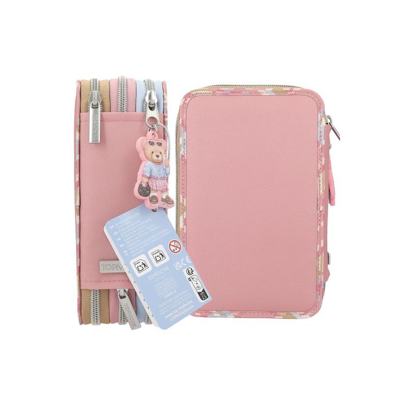 TOPModel 3-vaks etui TEAM TEDDY 13009