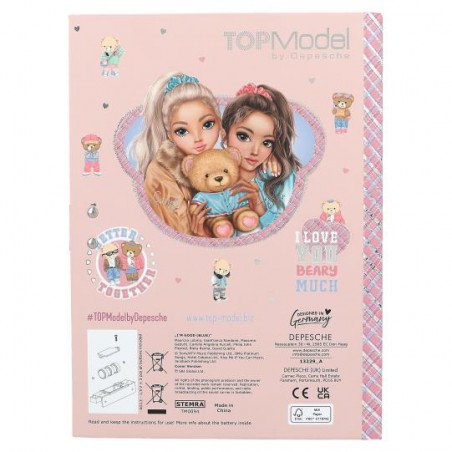 TOPModel dagboek met code en geluid TEAM TEDDY 13229