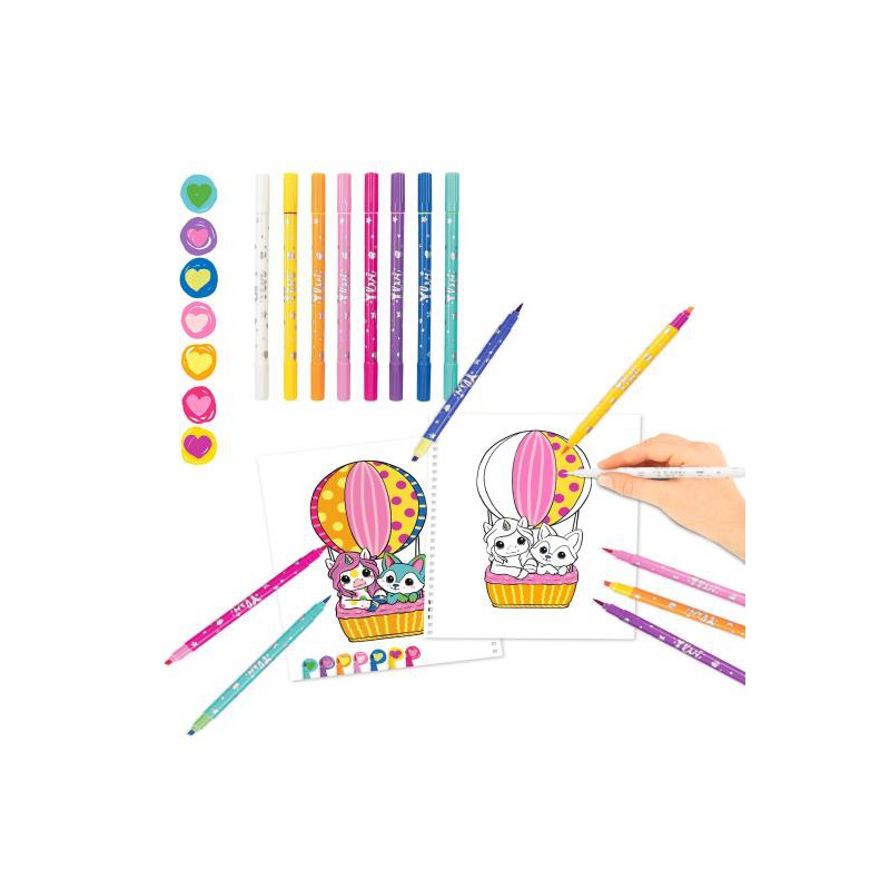 Ylvi kleurboek met viltstiften 12930