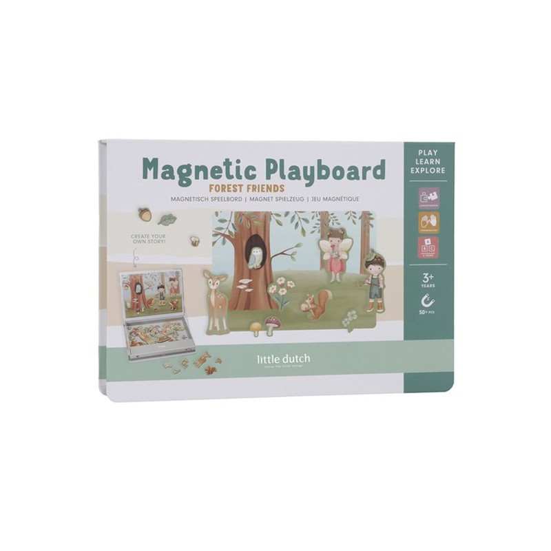 Magnetisch speelbord, Forest Friends - Little Dutch