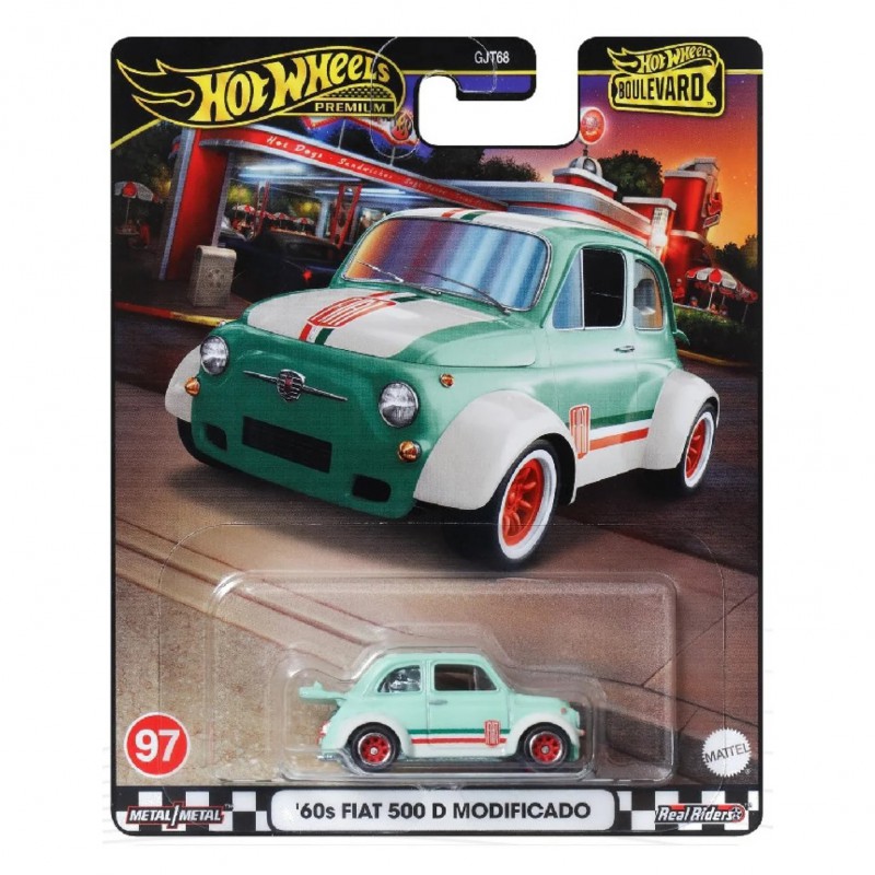 Hot Wheels Boulevard '60s Fiat500 D Modoficado