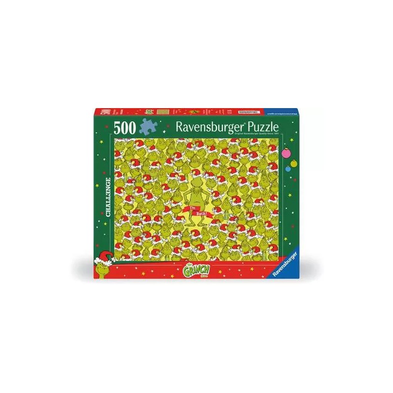 Merry Grinchmas challenge, 500 stukjes Ravensburger