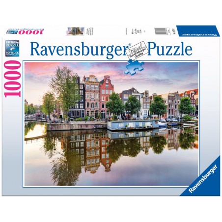 Amsterdam, spiegelbeeld, 1000 stukjes Ravensburger