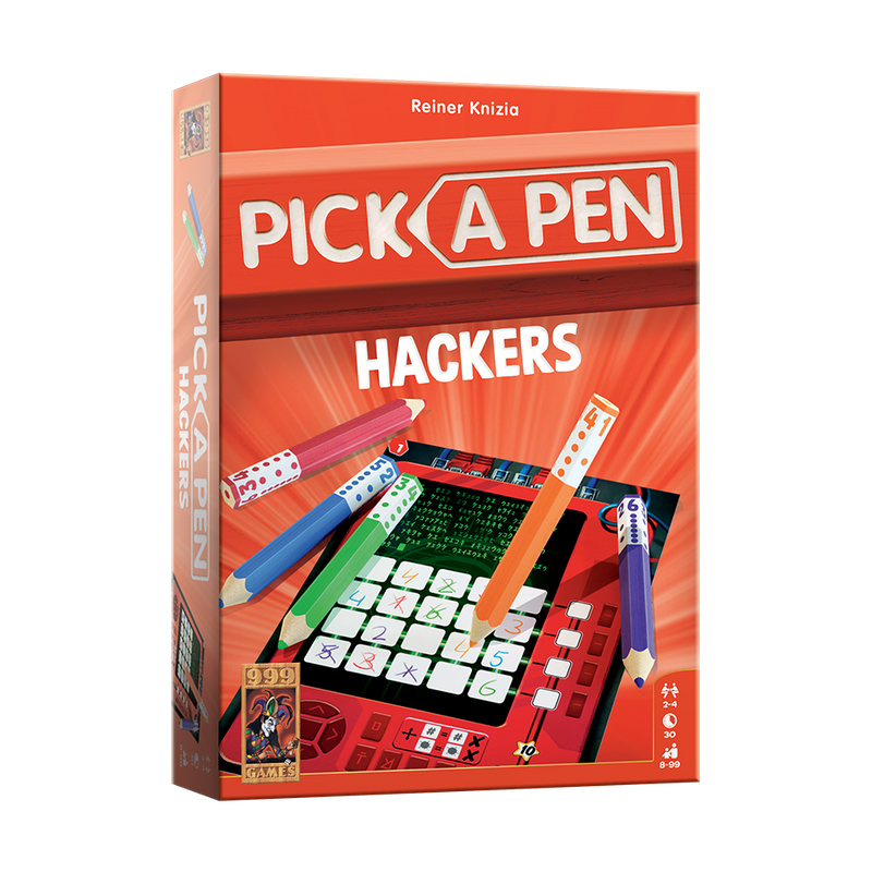 Pick a Pen Hackers- Dobbelspel, 999 games