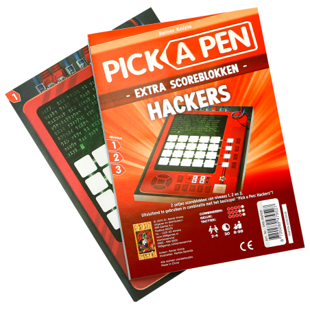 Pick a Pen Hackers- scoreblokken Dobbelspel, 999 games