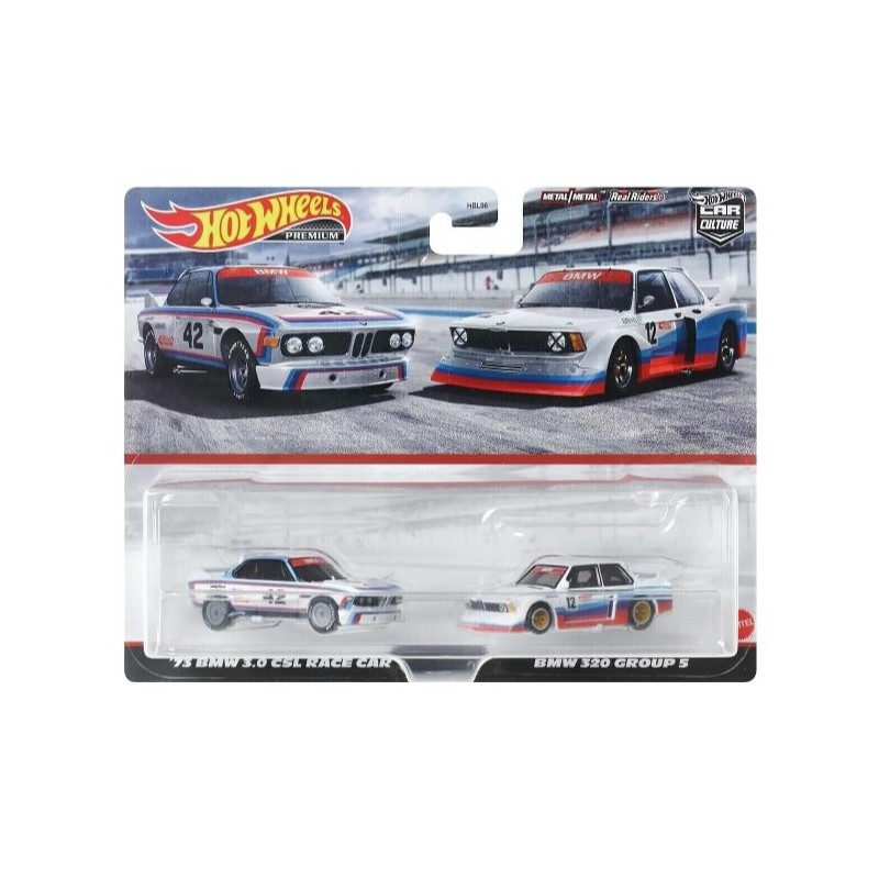 Hot Wheels Car culture '73 BMW 3.0 race car & BMW 320 group 5