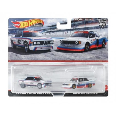 Hot Wheels Car culture '73 BMW 3.0 race car & BMW 320 group 5