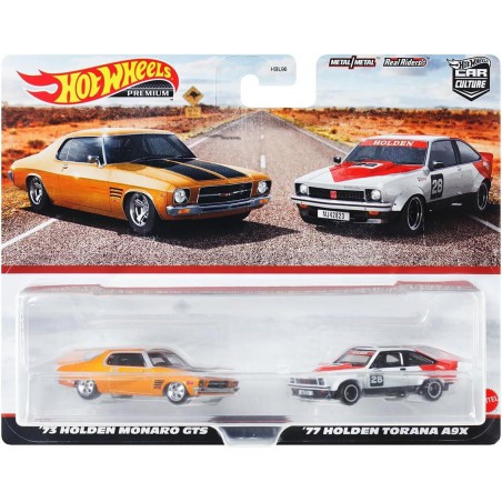 Hot Wheels Car culture '73 Holden Monaro GTS & '77 Holden Torana A9X