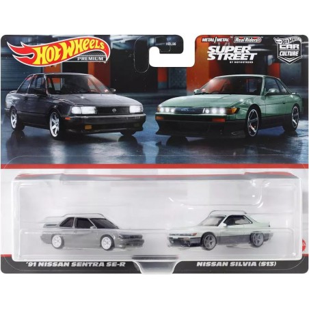 Hot Wheels Car culture '91 Nissan Sentra SE-R & Nissan Silvia (S13)