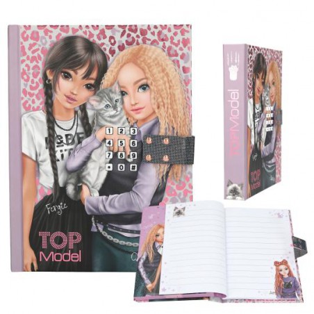 TOPModel dagboek met code en geluid REBEL KITTY 13230