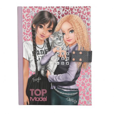 TOPModel dagboek met code en geluid REBEL KITTY 13230