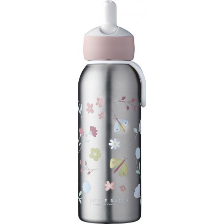 Mepal - Isoleerfles flip-up 350ml, Flowers&Butterflies