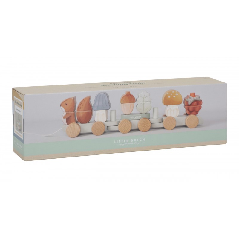 Blokkentrein eekhoorn, Forest Friends - Little Dutch