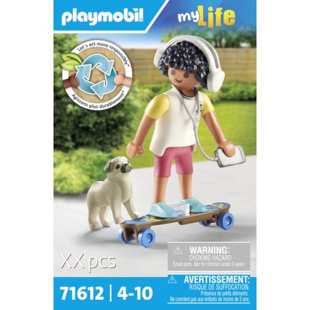 Playmobil City Life -  Jongen met huisdier 71612