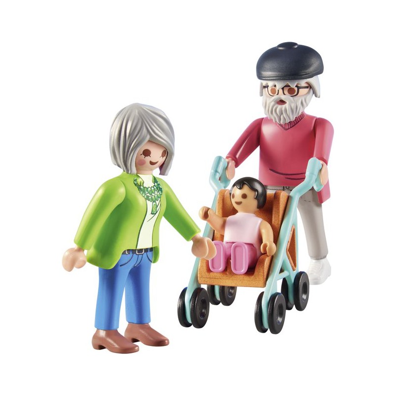 Playmobil City Life -  Grootouders met baby 71613