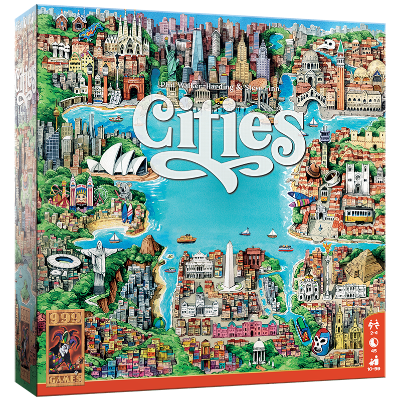 Cities- Bordspel, 999games