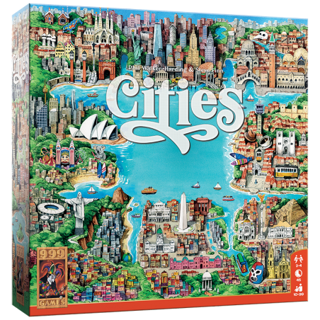 Cities- Bordspel, 999games