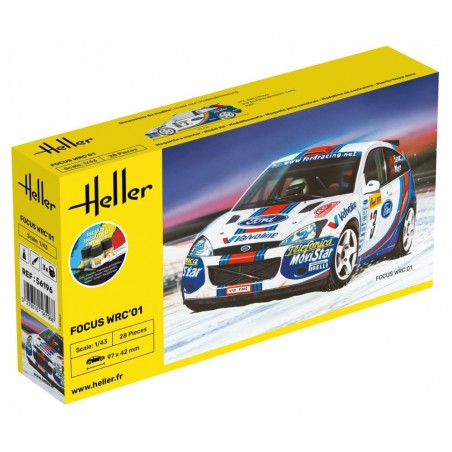 Starter Kit Ford Focus WRC '01 1:43, Heller