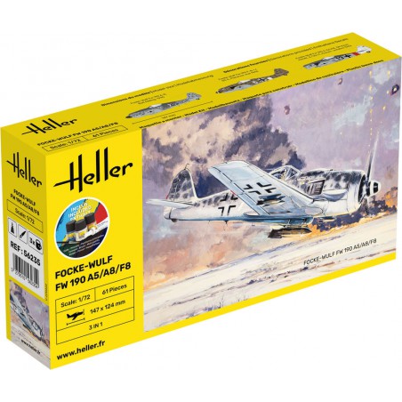 Starter Kit Fockewulf FW 190 A5 1:72, Heller