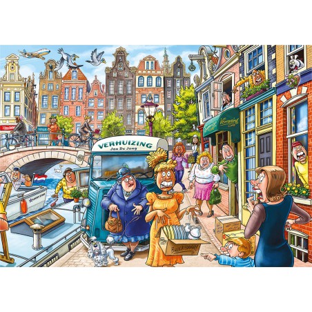 Wasgij Original, 45, Verhuisdag puzzel 1000stukjes, Jumbo disney