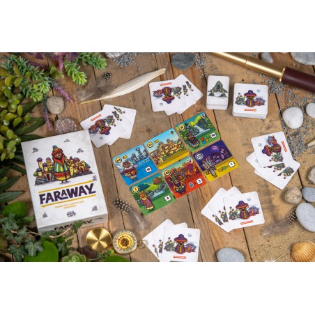 Faraway, kaartspel, White Goblin Games