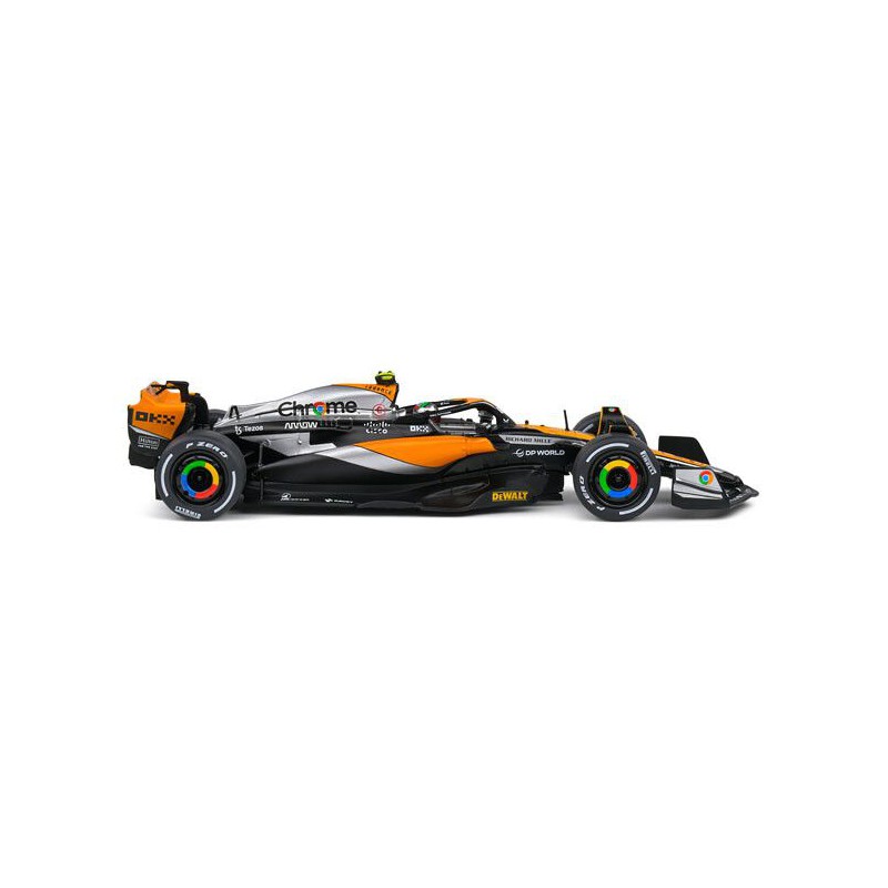 McLaren MCL60 F1 L. Norris Great Britain '23 (Zwart\Oranje) - 1:43 - Solido