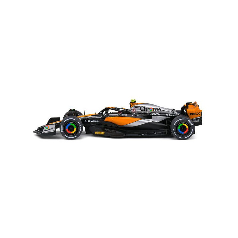 McLaren MCL60 F1 L. Norris Great Britain '23 (Zwart\Oranje) - 1:43 - Solido