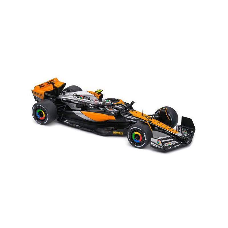 McLaren MCL60 F1 L. Norris Great Britain '23 (Zwart\Oranje) - 1:43 - Solido