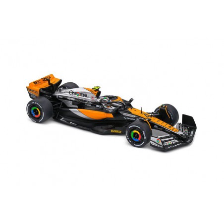 McLaren MCL60 F1 L. Norris Great Britain '23 (Zwart\Oranje) - 1:43 - Solido