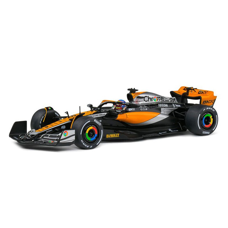 McLaren MCL60 F1 O. Piastri Great Britain '23 (Zwart\Oranje) - 1:43 - Solido