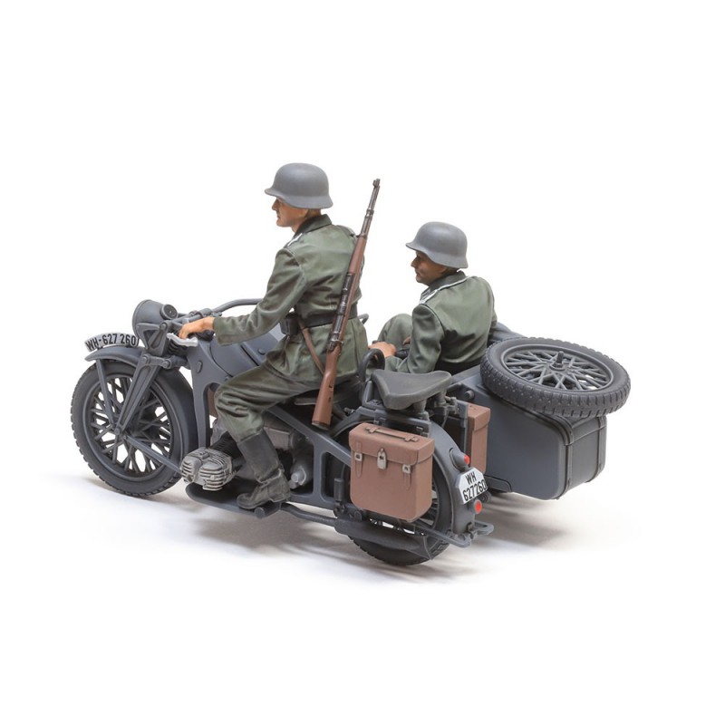 KS600 Motorcycle & Sidecar 1:35, Tamiya