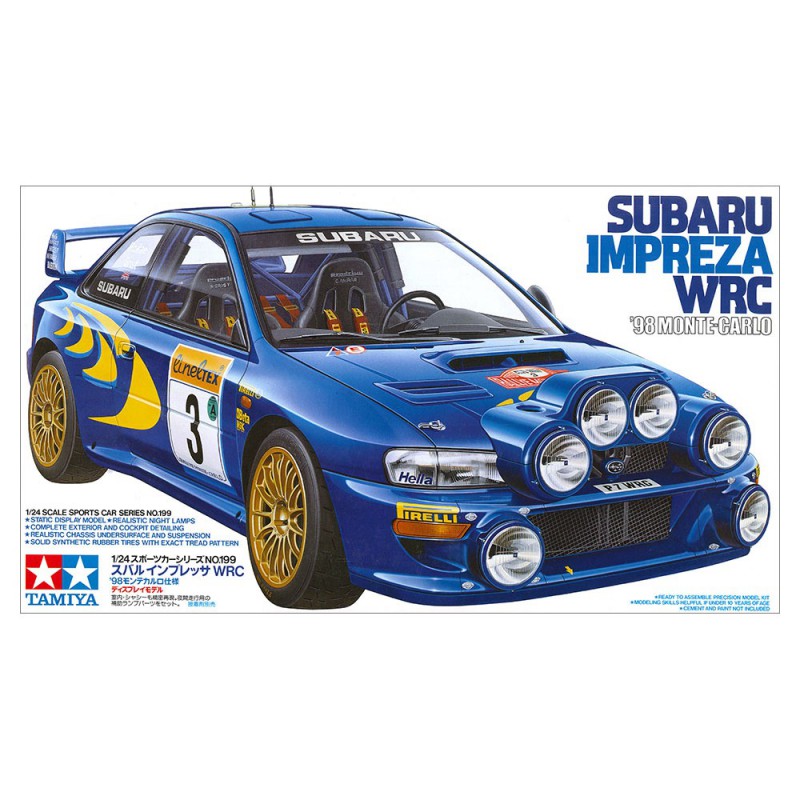 Subaru Impreza WRC '98 1:24, Tamiya