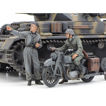 Panzerkampfwagen IV Ausf.G  & Motorcycle SET 1:35, Tamiya