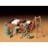 German tank engine maintenance Crew Set 1:35, Tamiya