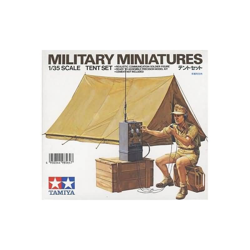 Military Miniatures, Tent Set 1:35, Tamiya